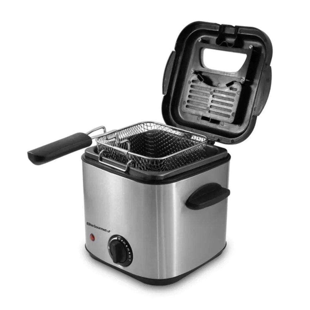 1.5 Quart Deep Fryer Stainless Steel Air Fryer Oven  Electric Deep Fryer