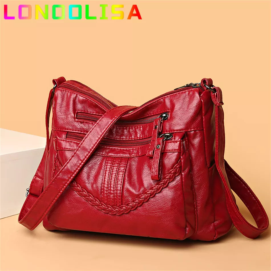Soft Pu Leather Purses and Handbags 2022 High Quality Women's Messenger Bag Designer Ladies Crossbody Shoulder Sac A Main Bolsos