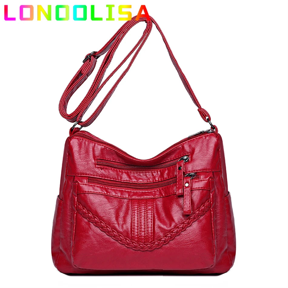 Soft Pu Leather Purses and Handbags 2022 High Quality Women's Messenger Bag Designer Ladies Crossbody Shoulder Sac A Main Bolsos