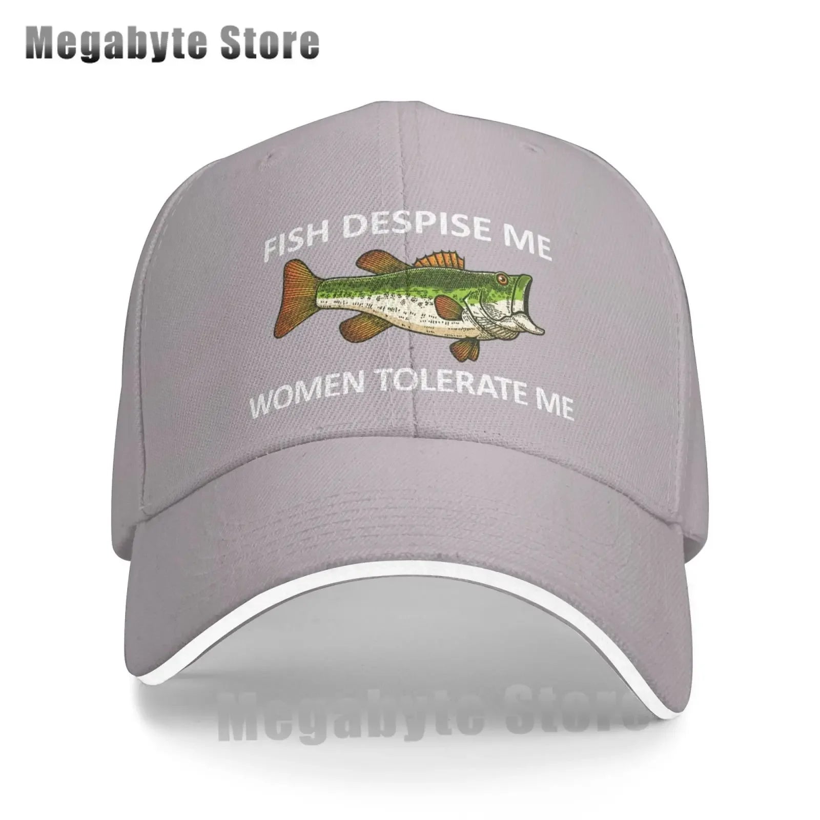 Funny Fishing Cap Fish Despise Me Women Tolerate Me Cap Men Baseball Caps Cool Cap