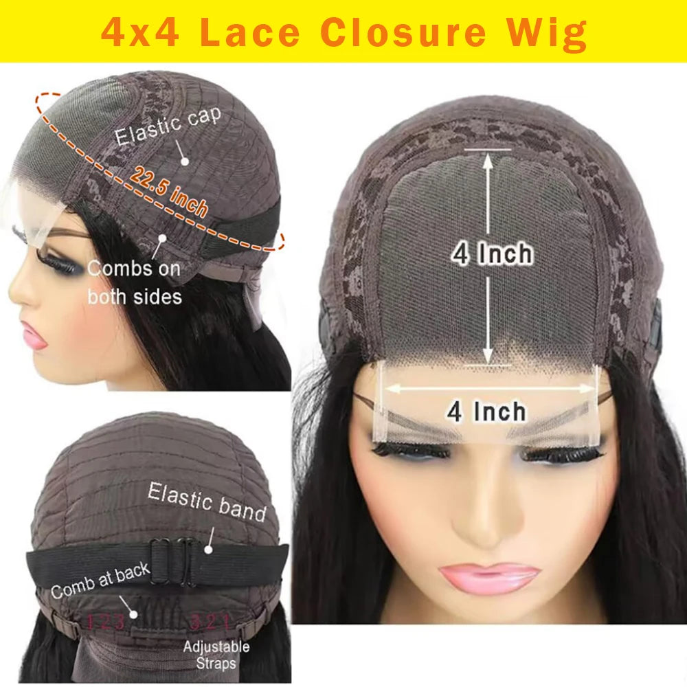 Glueless Deep Curly Bob Wigs Human Hair Short Curly Glueless 4x4 13x4 Transparent Lace Bob Wigs For Women