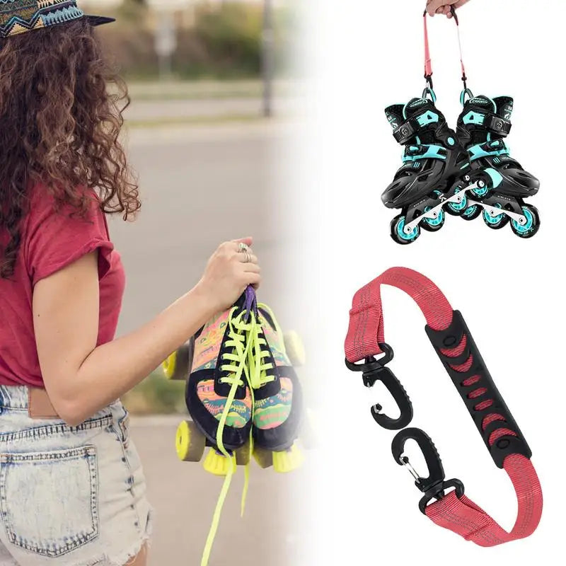 Ski Boot Strap Portable Inline Skate Straps Men & Women  Ice Skates Carrying Straps Winter Skiing Equipment Accessories