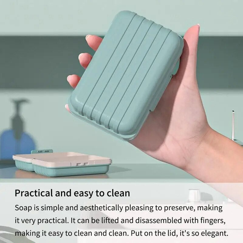 Soap Bar Holder Bar Soap Holders With Lids Soap Bar Dish Storage Leakproof Soap Box Container Holder For Shower Travel Hiking