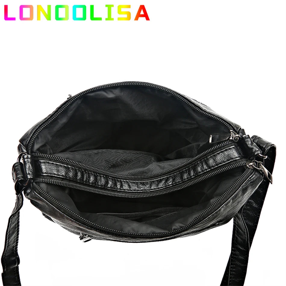 Soft Pu Leather Purses and Handbags 2022 High Quality Women's Messenger Bag Designer Ladies Crossbody Shoulder Sac A Main Bolsos