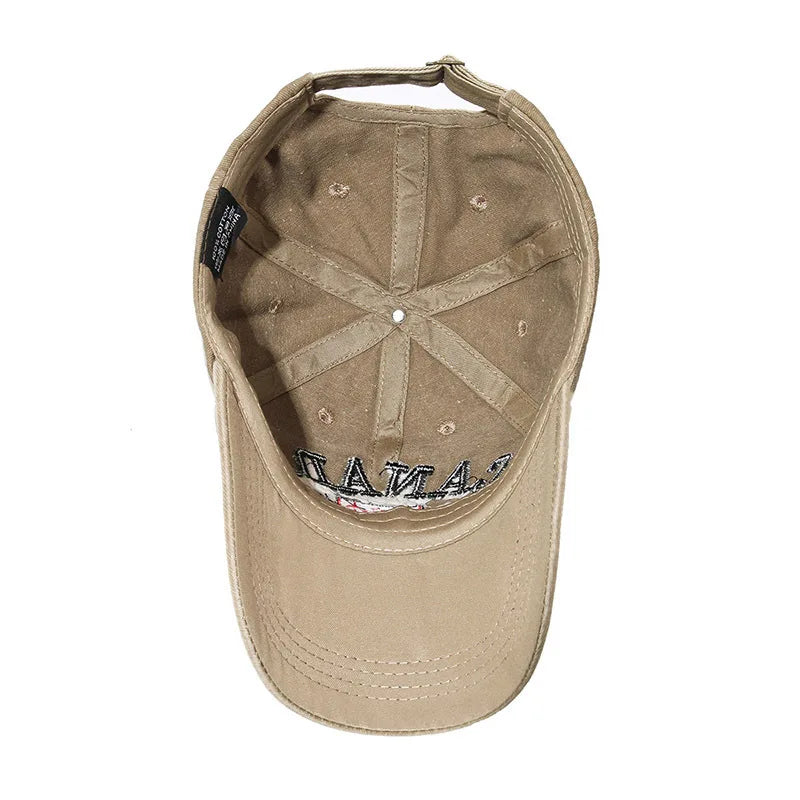 Baseball Cap Popular Letters CANADA Men's and Women's Canadian Baseball Cap Cotton Versatile Cap Fashion Personality Hats 2