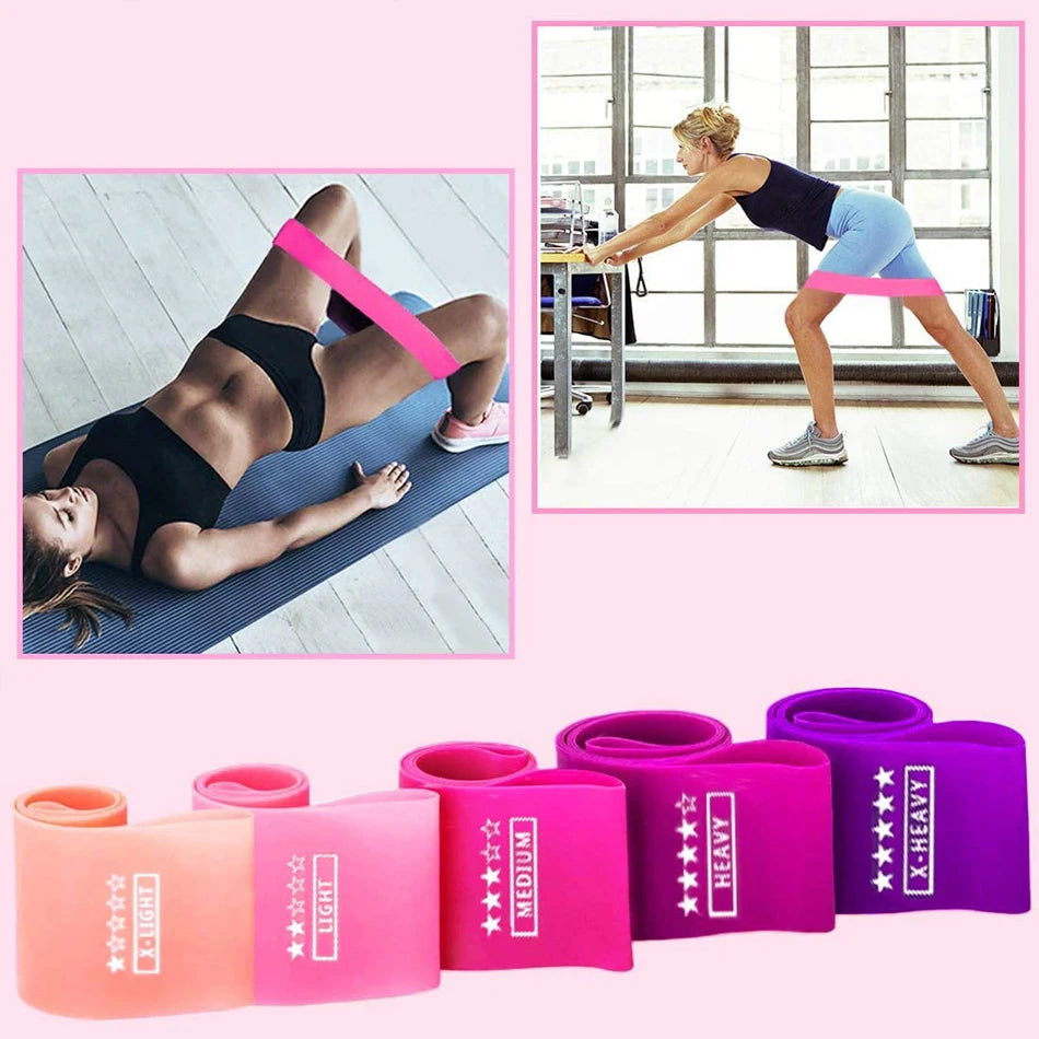 Gym Fitness Resistance Bands for Yoga Stretch Pull Up Assist Bands Rubber Crossfit Exercise Training Workout Equipment