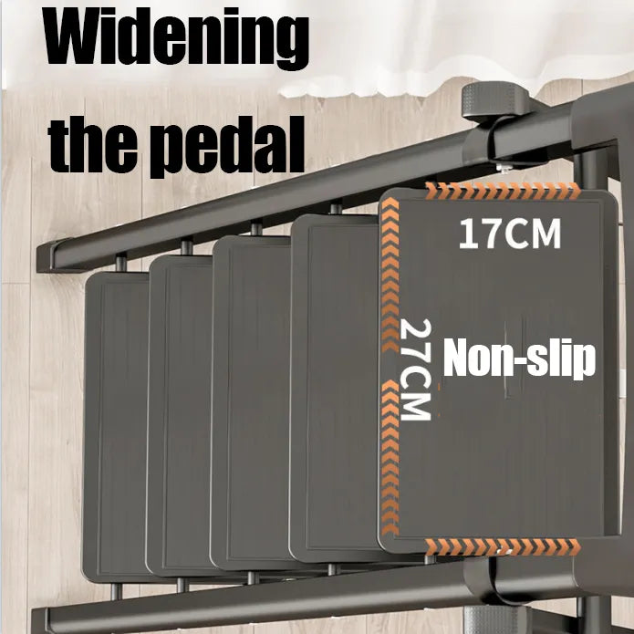 Folding Ladder Chair Carbon Steel High Stool Strong Load-Bearing Kitchen Step Ladder Stool Widen No-slip Stairs Protable Ladders