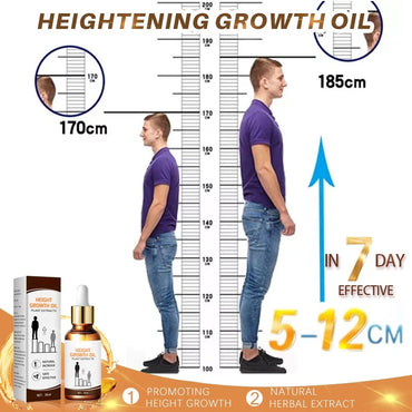 30ml Height Increasing Oil Body Grow Taller Promote Bone Growth Heighten Conditioning Adult Children Foot Massage Essential Oil