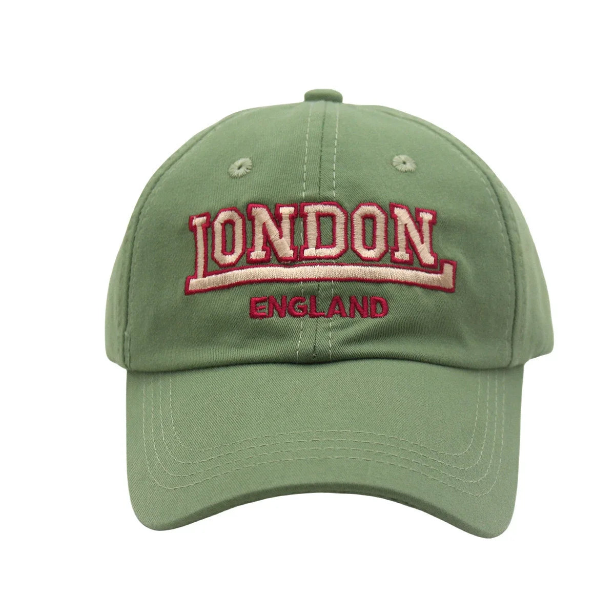 New Unisex London Letter Embroidery Style Baseball Cap Cotton Cap Men Women Fashion Dad Hat