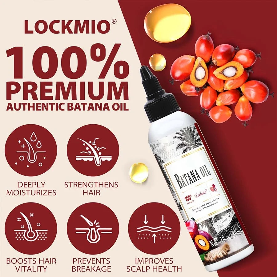 100% Batana Oil Moisturizing Nourishing Conditioner Anti-Frizz Smoothing Essence Promote Healthy Strong Hair Growth Batana Serum