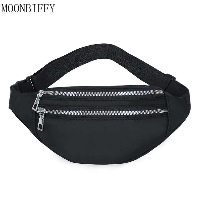 Fanny Pack Women Waist Bag Men Belt Pouch Waist Pack Female Banana Bag for Women Ladies Fashion Travel Shoulder Purse Belt Bag