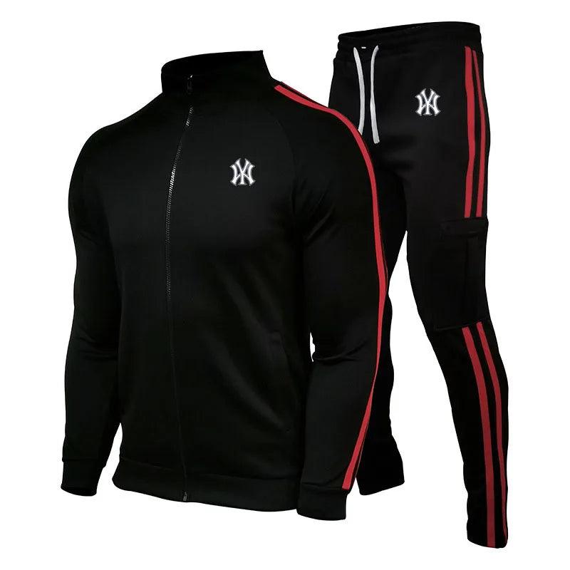 tracksuit men two piece set men tracksuit suit man sportswear brand men set hoodie sweatpants set jogging male set joggers suit