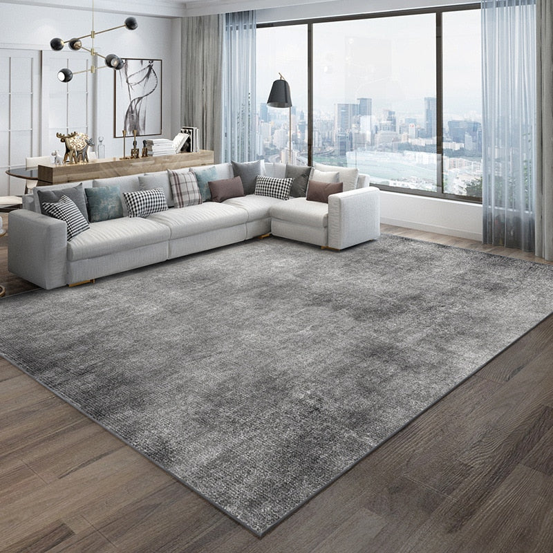 Modern Minimalist Solid Color Carpet Living Room Large Area Carpets Bedroom Decoration Rug Hotel Commercial Rugs Non-slip Mat