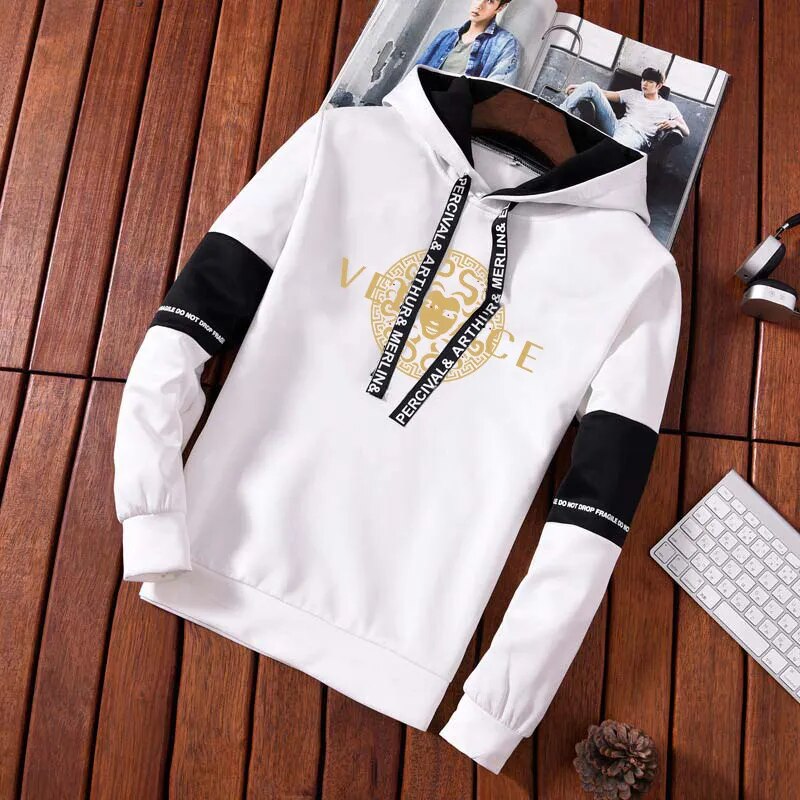 New Men's Luxury Brand Hoodies+Sweatpants Tracksuit Casual Sweatshirt Set Outdoor Sports Suit Outfits Jogging Male Pullover