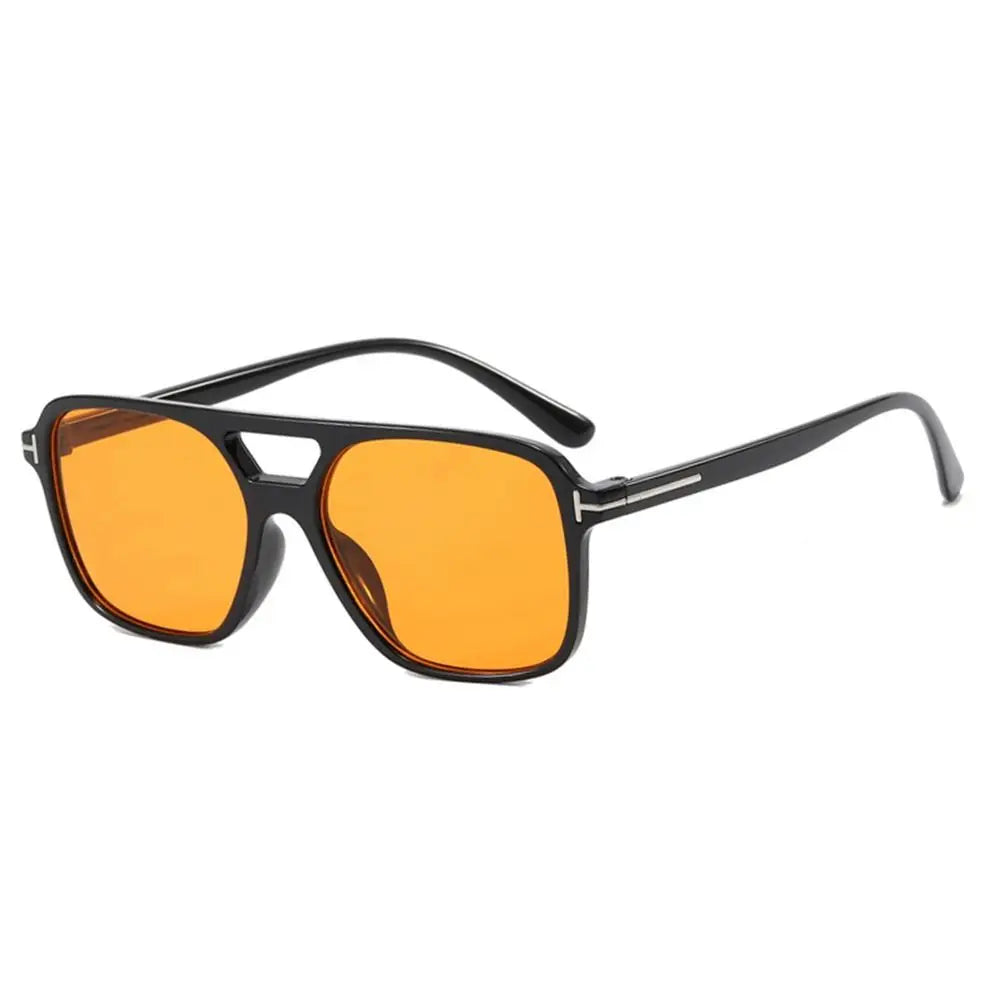 Vintage Square Sunglasses for Women Men Retro Large Square Frame 70s Sun Glasses UV400 Protection  Shades Summer Eyeglasses