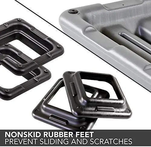 Original Aerobic Platform, Health Club Size Steppers for Exercise with risers for adjustable Home Workout, stair stepper for exe