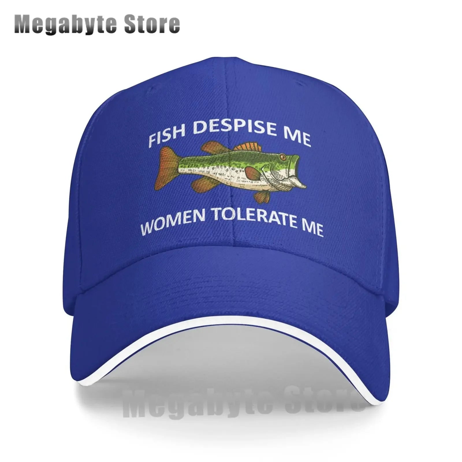 Funny Fishing Cap Fish Despise Me Women Tolerate Me Cap Men Baseball Caps Cool Cap