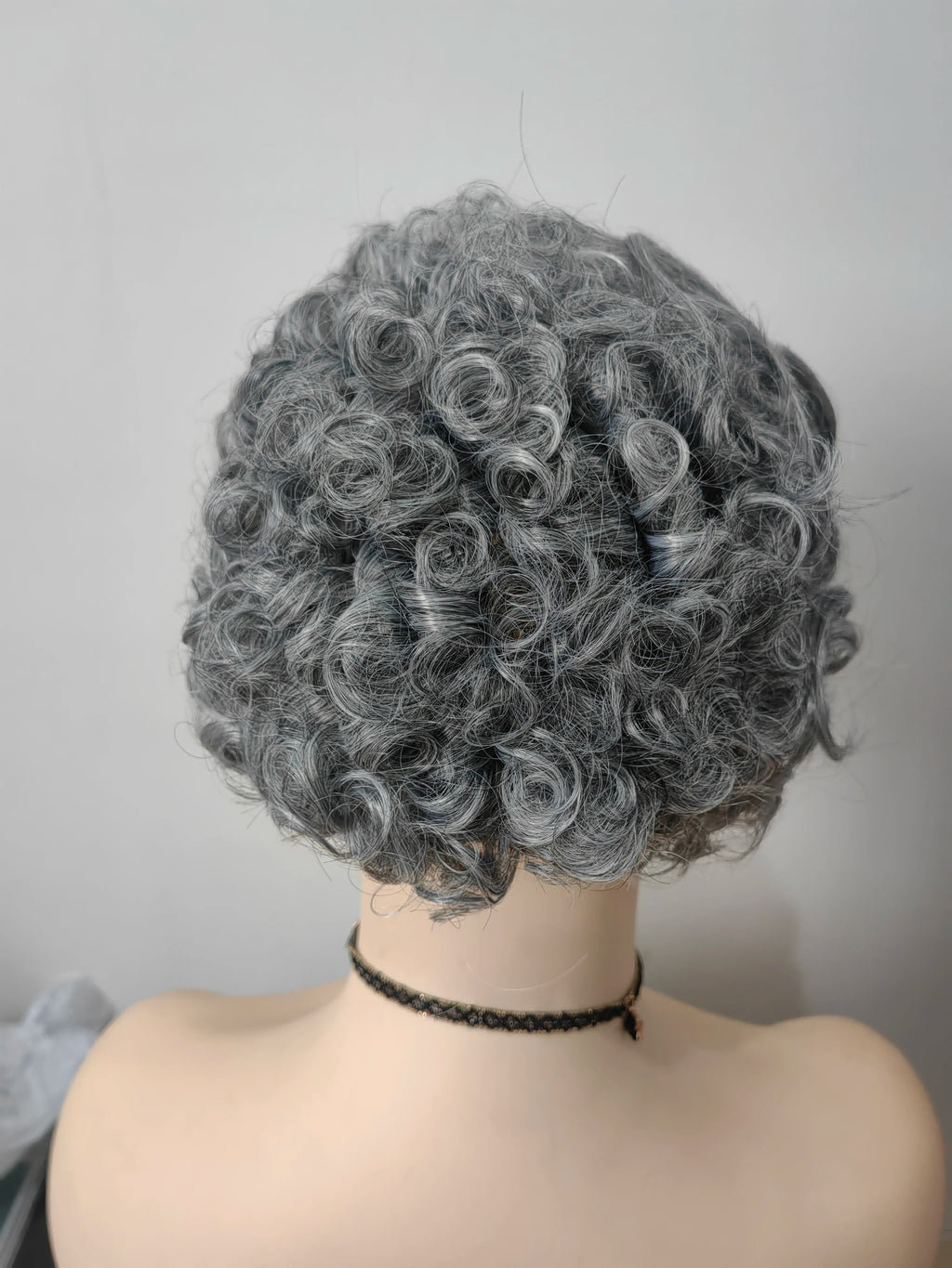 Natural Short Curly Synthetic Wig