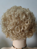 Natural Short Curly Synthetic Wig