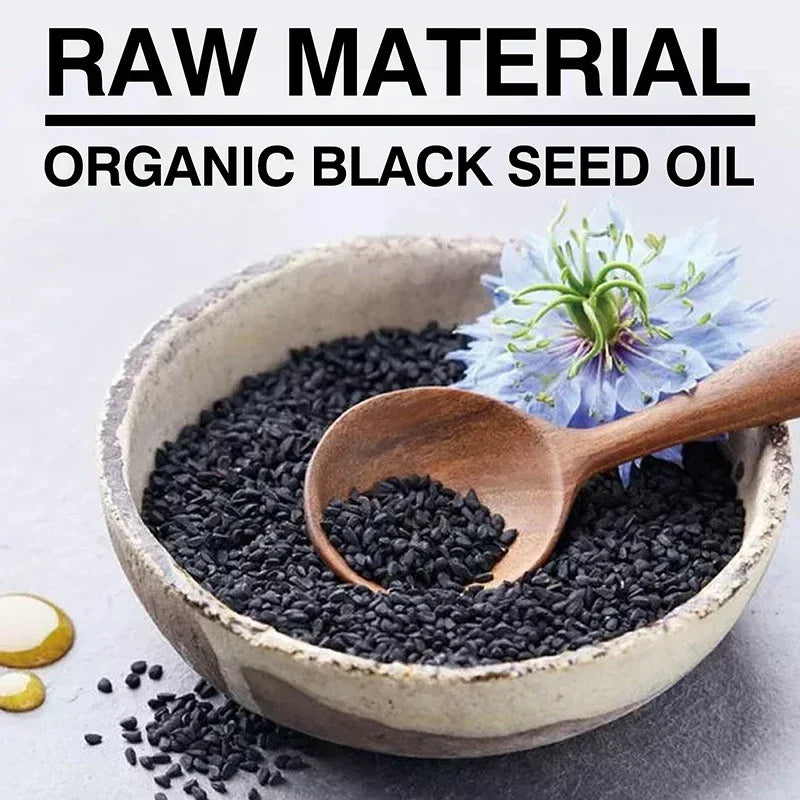 Black Seed Oil - Supports Immune, Joint, Digestive, Hair, Skin Health - Non-GMO, Gluten Free