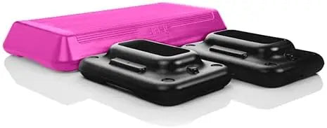 Circuit Size Aerobic Platform, Circuit Size Steppers for Exercise with risers for adjustable Home Workout, stair stepper for exe