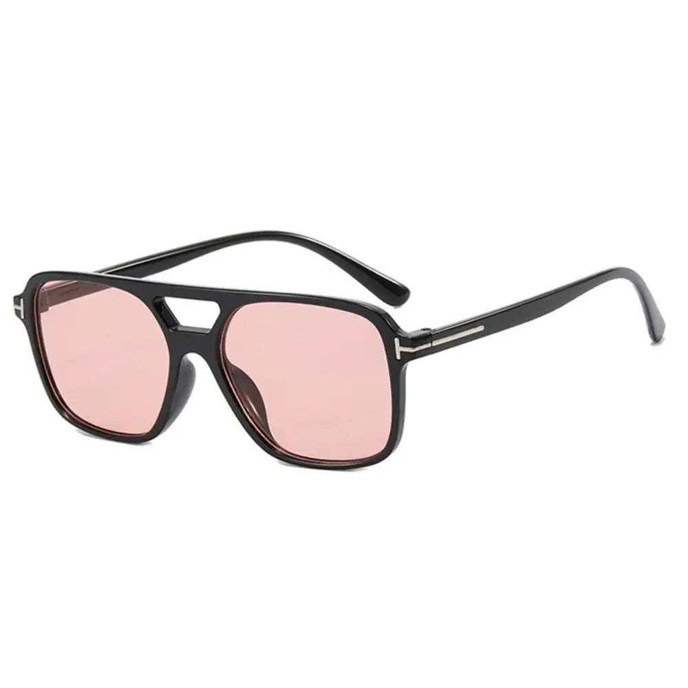 Vintage Square Sunglasses for Women Men Retro Large Square Frame 70s Sun Glasses UV400 Protection  Shades Summer Eyeglasses