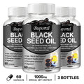 Black Seed Oil - Supports Immune, Joint, Digestive, Hair, Skin Health - Non-GMO, Gluten Free