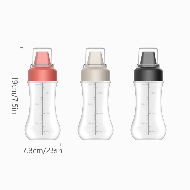 Ketchup Squeeze Bottle Salad Container Box With Cap Lids Portable Soy Sauce Storage Boxes Mustard Sauces Dispenser Kitchen Tools