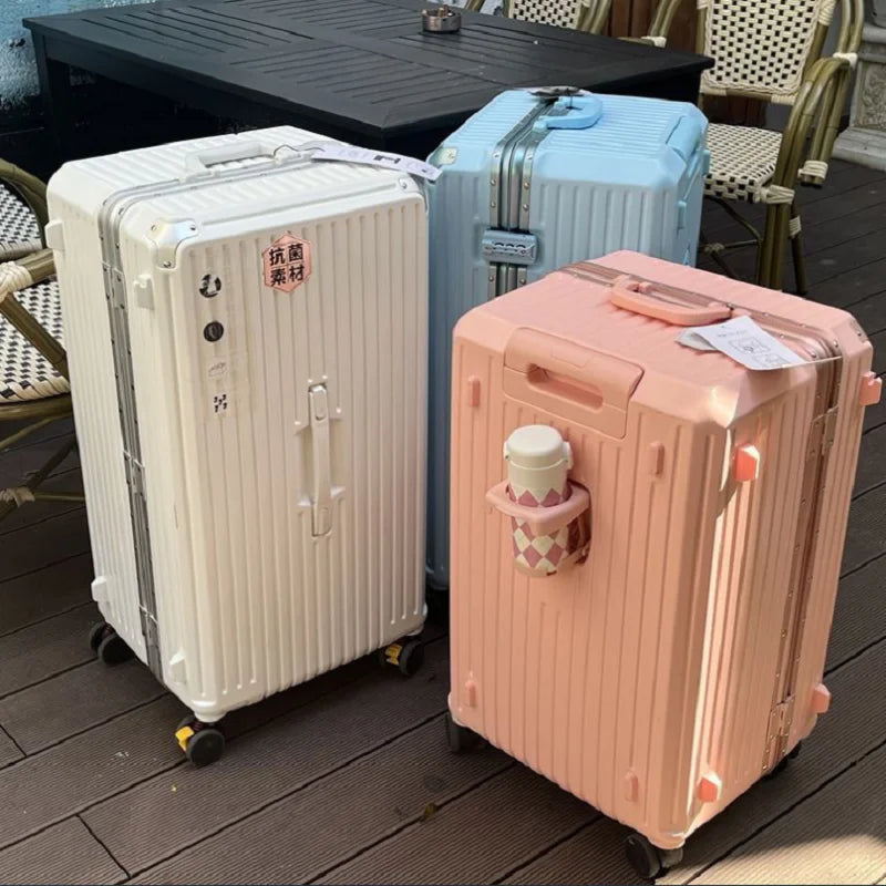 Luggage Cabin Holiday Suitcase Set Couples Travel Anti-Fall Password Package Outing Carry on Luggage with Wheels