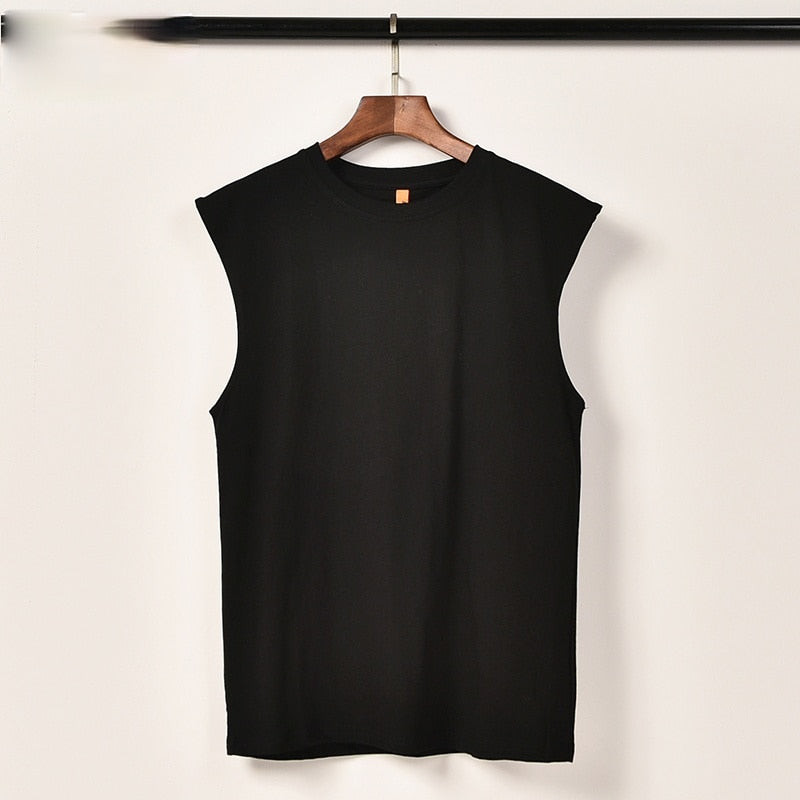 Men Colorful Tanks Leisure Workout Breathable Soft Simple Basic Large Size S-5XL Baggy New-arrival Males Summer Tops Teenagers