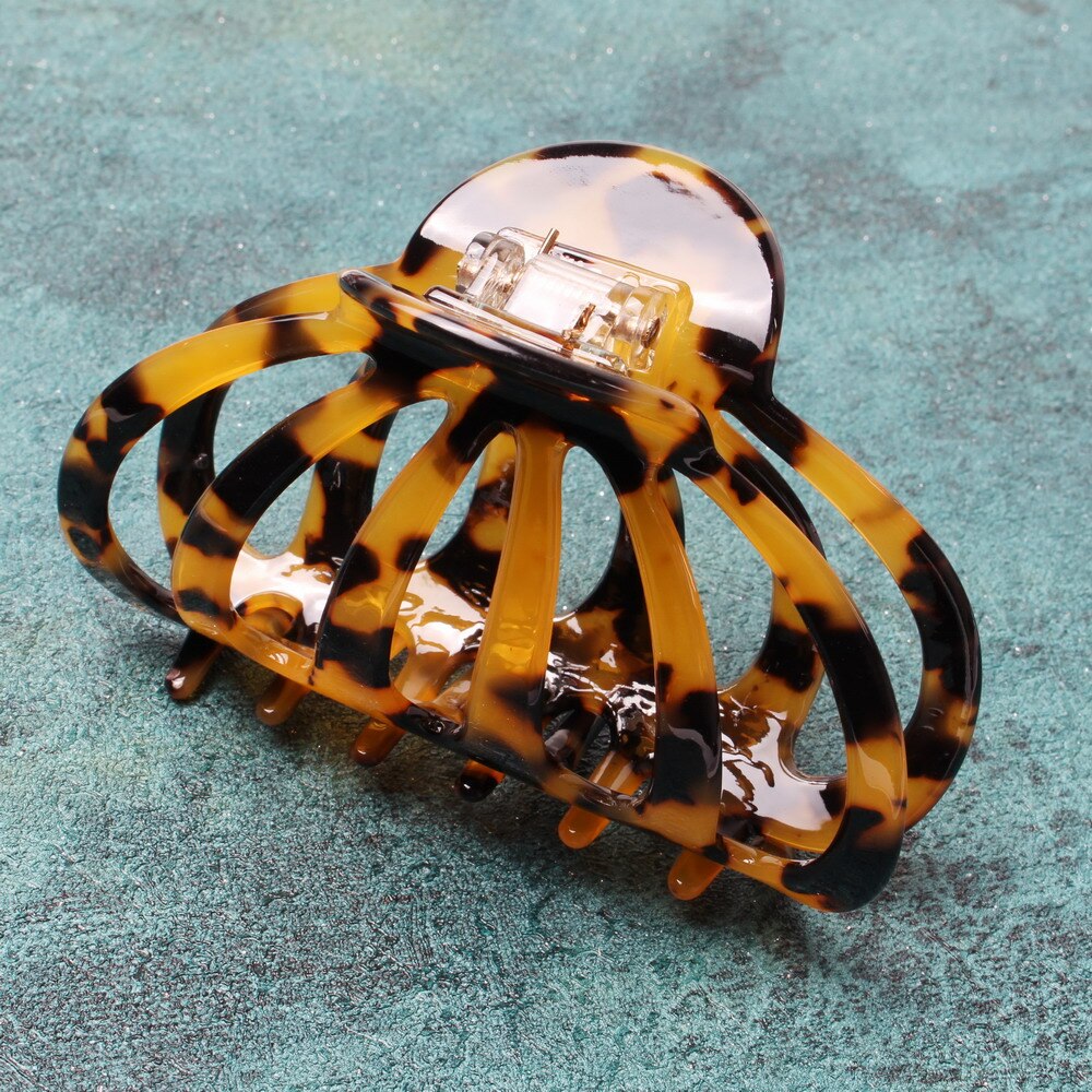 Tortoiseshell Acetate Hair Claw Clip Large Hair Crabs Clip Grain Hair Claw Clamps For Women Fashion Hair Accessories