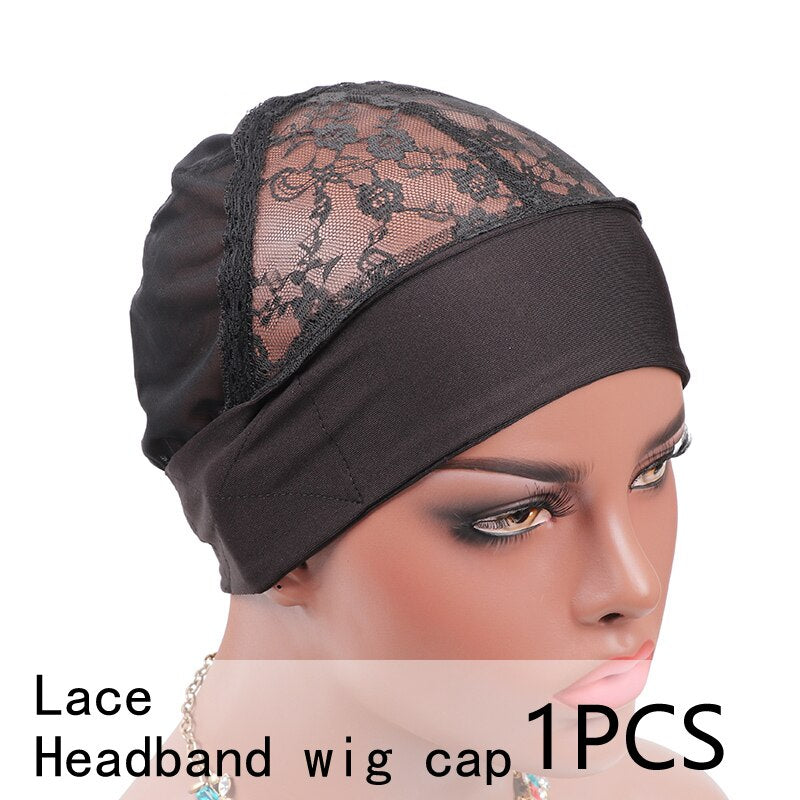 Hair Grip Wig Cap 1Pcs/Lot Nunify Head Band Wig Caps For Making Headband Wigs Stretchable Wig Grip Band Cap Non Slip Hair Base