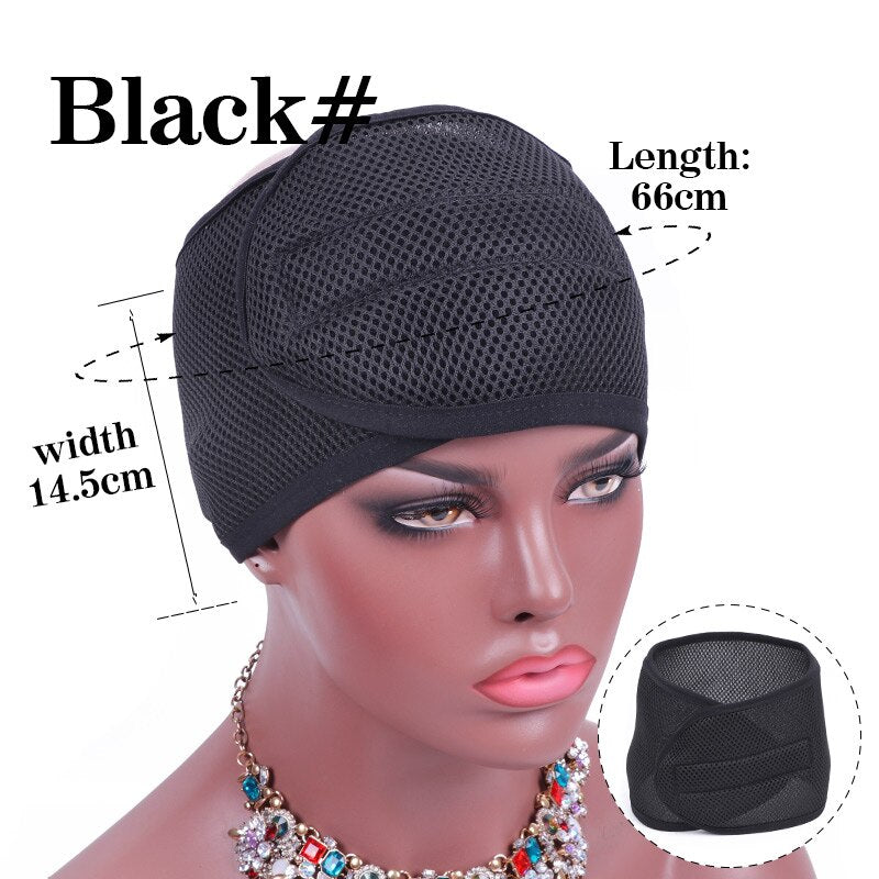 Nunify New Fashion Unisex Luxury Adjustable Double Foam Mesh Head Wrap Headband Hair Bands For Women Hair Accessories