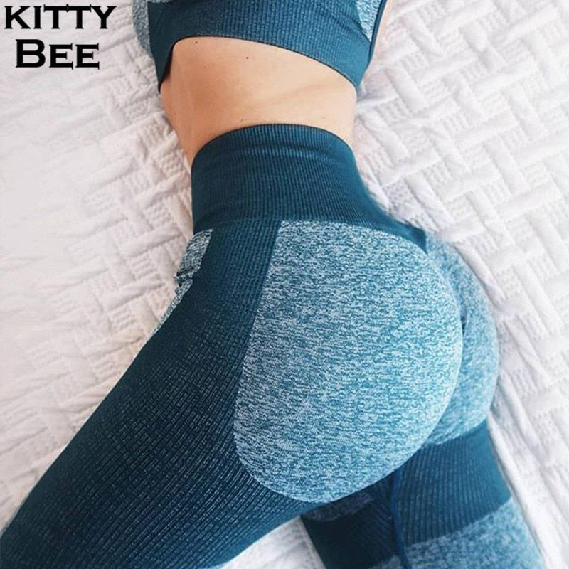 Sport Yoga Pants Women Fitness Yoga Sport Leggings High Waist Seamless Leggings Gym Workout Jogging Running Pants Sport Clothing