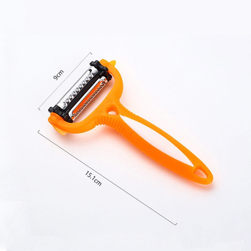 Vegetable Fruit Peeler Multifunctional 360 Degree Rotary Kitchen Tool  Potato Carrot Cutter Slicer Grater Melon Fruit Gadgets