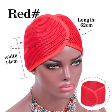 Nunify New Fashion Unisex Luxury Adjustable Double Foam Mesh Head Wrap Headband Hair Bands For Women Hair Accessories