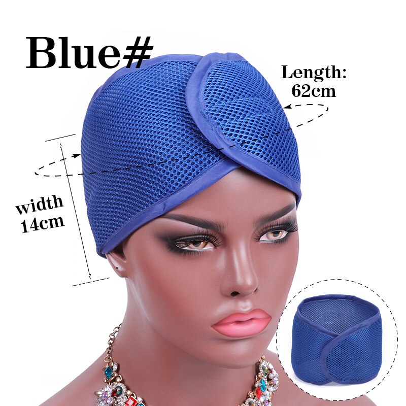 Nunify New Fashion Unisex Luxury Adjustable Double Foam Mesh Head Wrap Headband Hair Bands For Women Hair Accessories