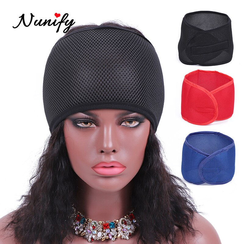 Nunify New Fashion Unisex Luxury Adjustable Double Foam Mesh Head Wrap Headband Hair Bands For Women Hair Accessories