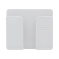 Wall Mobile Phone Holder Plug Phone Charging Stand Remote Control Storage Box Bracket Punch-Free Mounted Organizer Holders