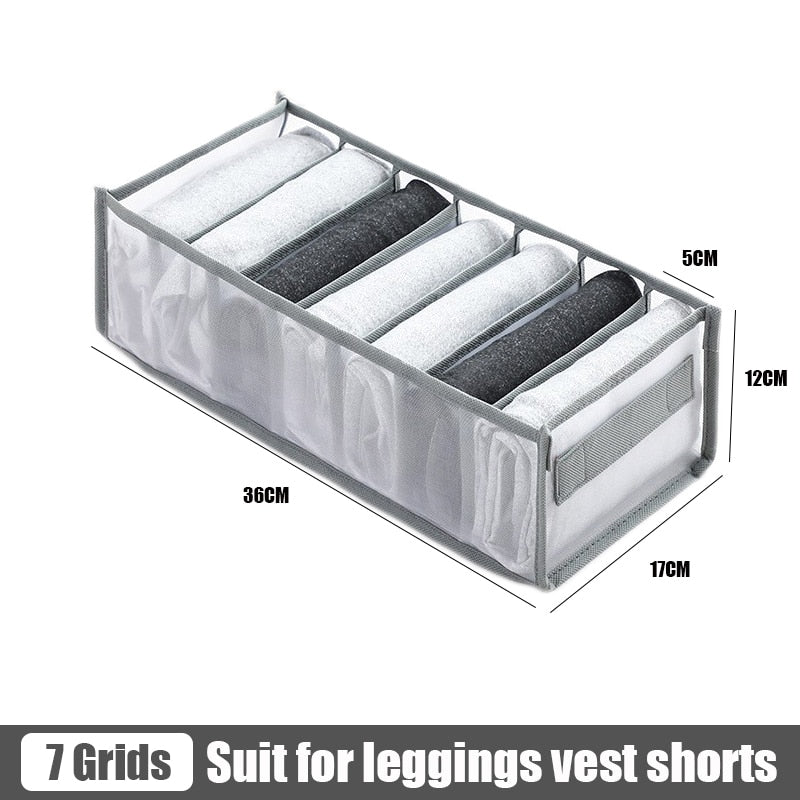 Clothes pants Organizers Folding T-shirt Jeans Storage box Cabinets Drawers Separator for Underwear socks Organizer Storage Box