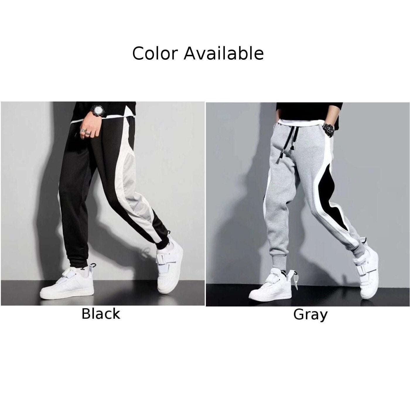 Mens Casual Joggers Pants Sweatpants Loose Baggy Sports Workout Trousers Sports Fashion Breathable Pants