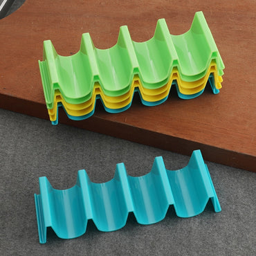 Mexican Roll Rack Taco Cake Racks For Cafes Creative Tortilla Pancake Shelf Holder Wave Shape Tray Holder Taco Cake Pancake Rack