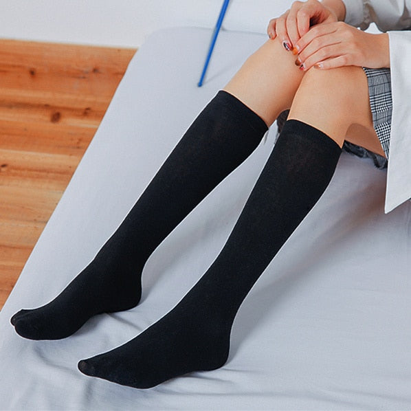 Lolita Warm Socks Striped Long Socks Women Long Stockings Warm Thigh High Socks For  Girls New Fashion Striped Knee Socks Women