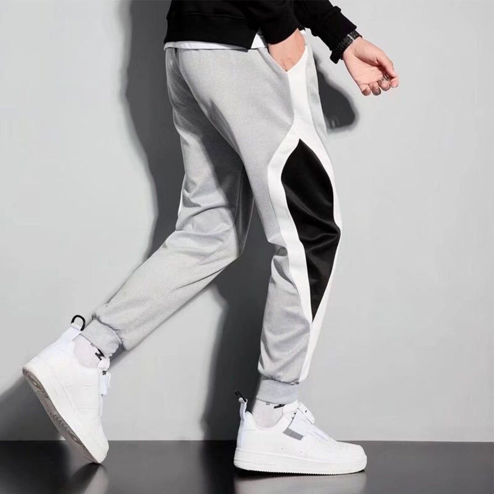 Mens Casual Joggers Pants Sweatpants Loose Baggy Sports Workout Trousers Sports Fashion Breathable Pants