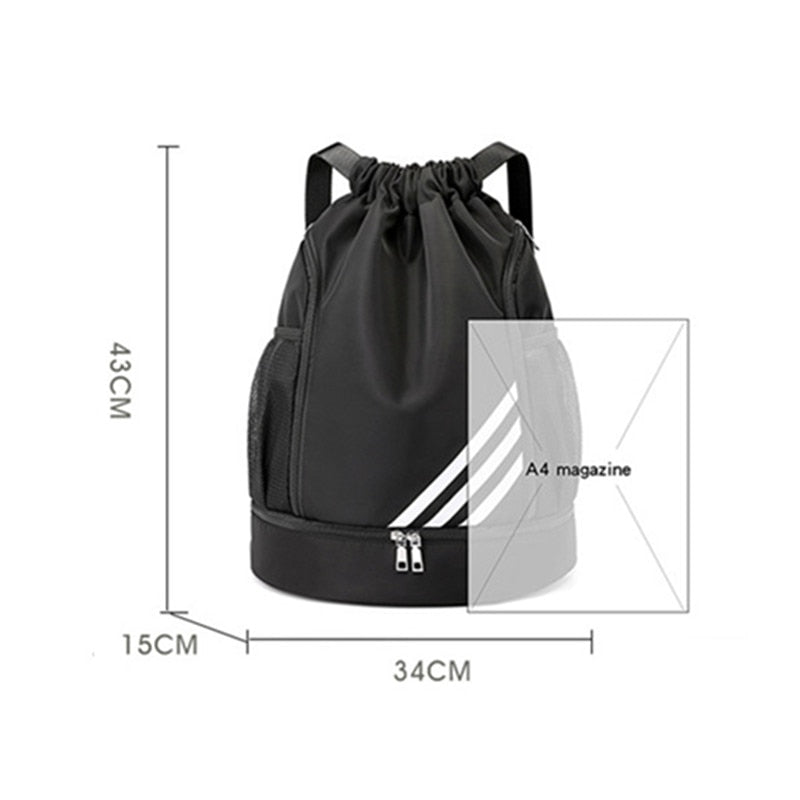 Gym Sports Bag Women&#39;s Drawstring Bolsas For Shoes Male Large Cycling Basketball Female Weekend Luggage Travel Yoga Backpack Men