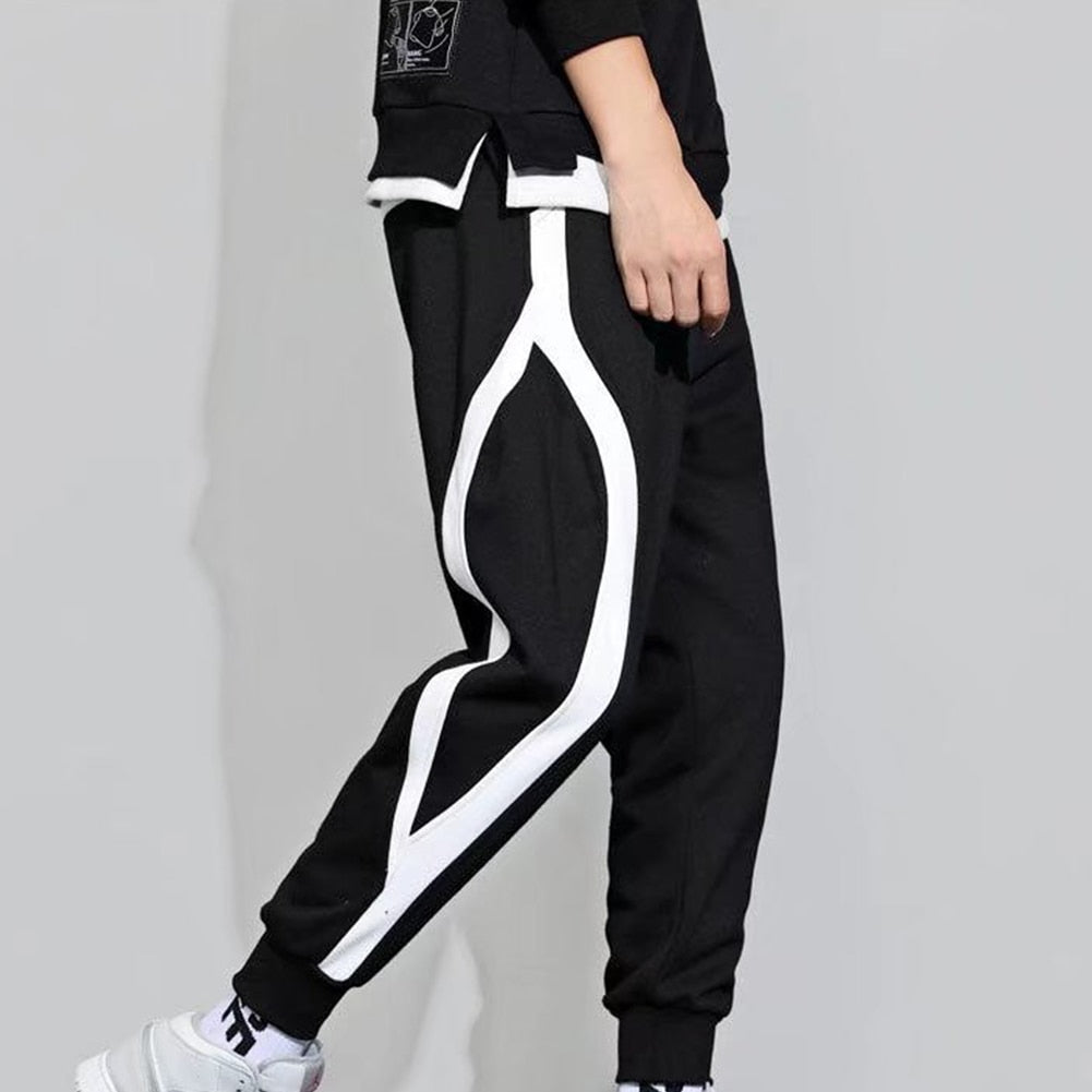 Mens Casual Joggers Pants Sweatpants Loose Baggy Sports Workout Trousers Sports Fashion Breathable Pants