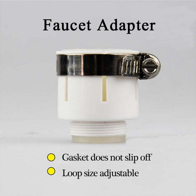 ZhangJi 360 Degree Kitchen Faucet Aerator 2 Modes adjustable Water Filter Diffuser Water Saving Nozzle Faucet Connector Shower