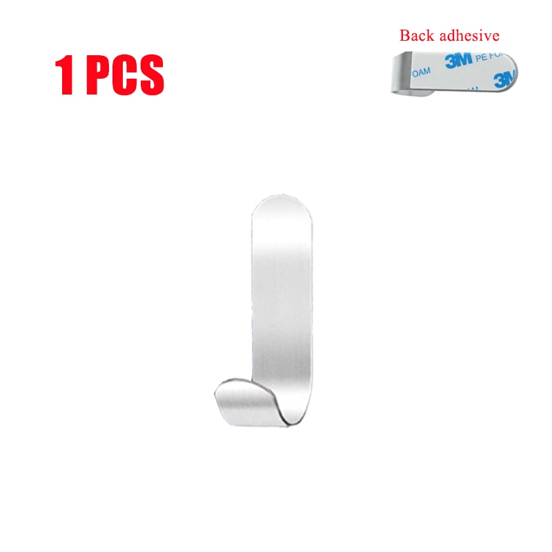 Multi-purpose Wall Organizer Hook Behind-door Key Cloth Hanger Hook Bathroom Robe Towel Holder Rack Kitchen Hardware Shelf Hook