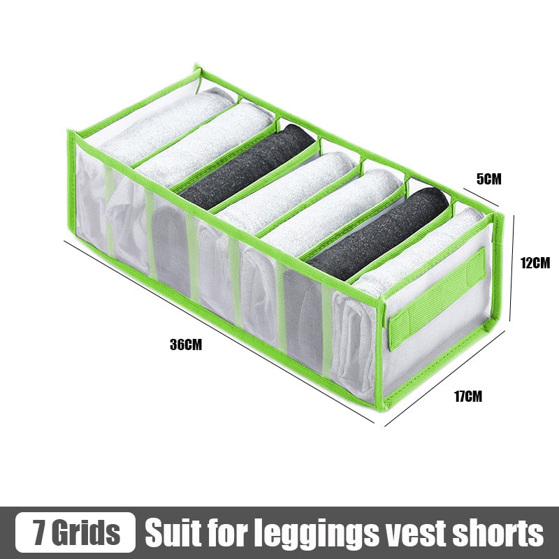 Clothes pants Organizers Folding T-shirt Jeans Storage box Cabinets Drawers Separator for Underwear socks Organizer Storage Box