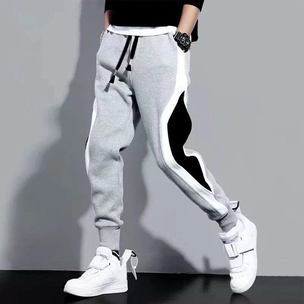 Mens Casual Joggers Pants Sweatpants Loose Baggy Sports Workout Trousers Sports Fashion Breathable Pants